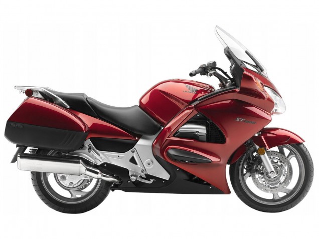 2002-2016 Dark Red Honda ST1300 Motorcycle Fairings Australia