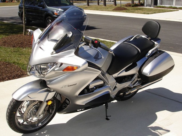 2002-2016 Silver Matte Black Honda ST1300 Motorcycle Fairing Australia