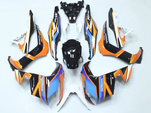 2018-2021 Blue Orange Glossy Black Honda ADV150 Motorcycle Fairings Australia