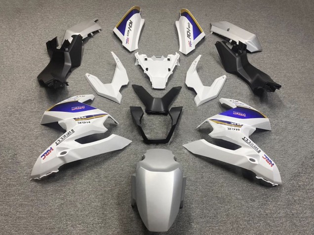 2022-2024 White Blue HRC Honda ADV160 Motorcycle Fairings Australia
