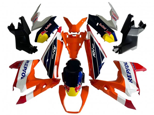 2022-2024 Orange White Red Blue Repsol Red Bull Honda ADV160 Motorcycle Fairings Australia