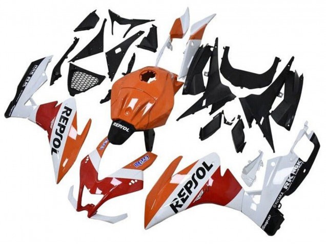 2012-2018 Orange White Red Glossy Black Repsol Aprilia RS4 50 125 Motorcycle Fairings Australia