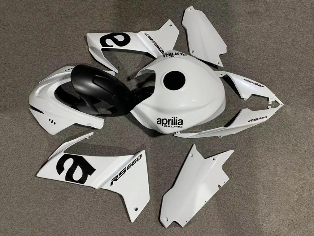 2020-2024 White Aprilia RS660 Motorcycle Fairings Australia