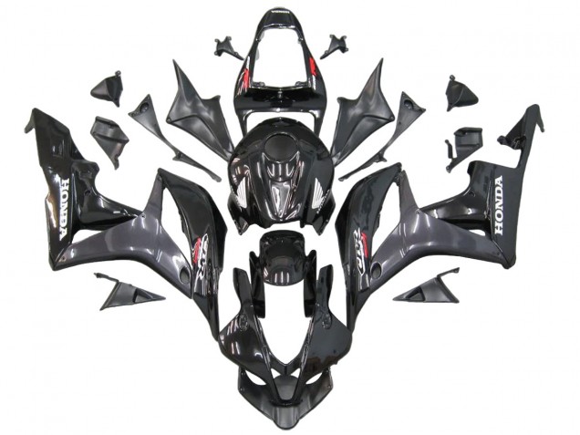 2007-2008 Grey Glossy Black with Decals Honda CBR600RR Motorcycle Fairings Australia