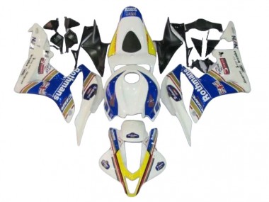 2007-2008 White Blue Yellow Rothmans Honda CBR600RR Motorcycle Fairings Australia