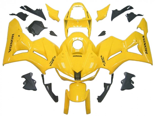 2013-2023 Yellow Honda CBR600RR Motorcycle Fairings Australia