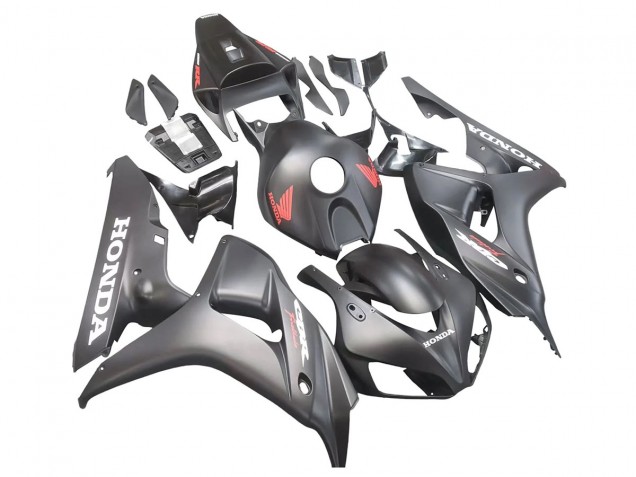 2006-2007 Matte Black Honda CBR1000RR Motorcycle Fairings Australia