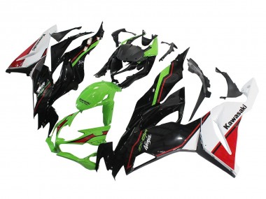 2019-2022 Green Glossy Black White Red Kawasaki ZX6R Motorcycle Fairings Australia