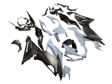 2019-2022 Grey Matte Black Kawasaki ZX6R Motorcycle Fairings Australia