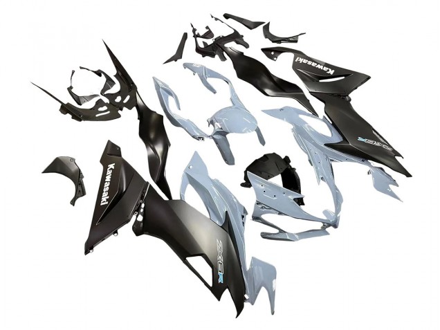 2019-2022 Grey Matte Black Kawasaki ZX6R Motorcycle Fairings Australia