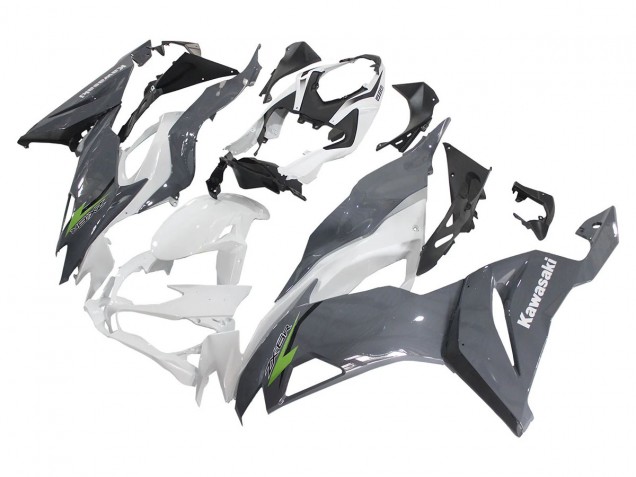 2019-2022 White Grey Green Kawasaki ZX6R Motorcycle Fairings Australia