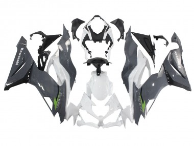 2019-2022 White Grey Green Kawasaki ZX6R Motorcycle Fairings Australia
