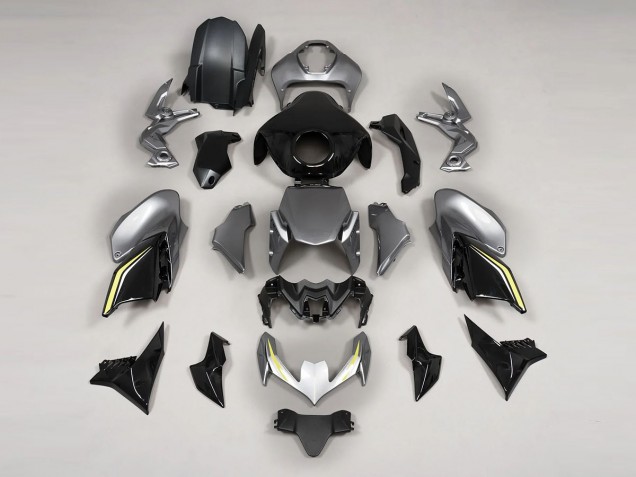 2020-2024 Grey Black Kawasaki Z900 Motorcycle Fairings Australia