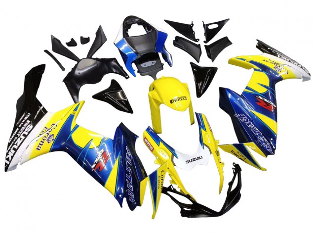 2011-2024 Yellow Blue White Black Corona Extra Alstare Suzuki GSXR 600/750 Motorcycle Fairings Australia