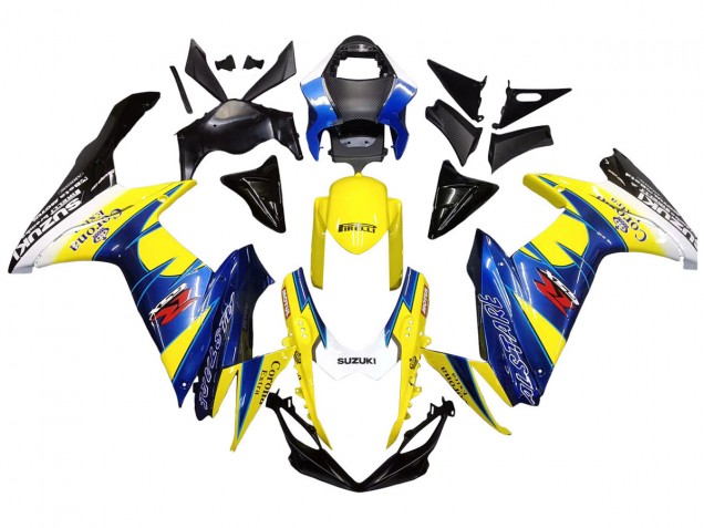 2011-2024 Yellow Blue White Black Corona Extra Alstare Suzuki GSXR 600/750 Motorcycle Fairings Australia