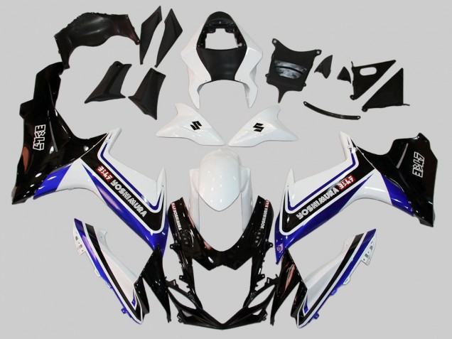 2011-2024 White Blue Black Alstare Suzuki GSXR 600/750 Motorcycle Fairings Australia
