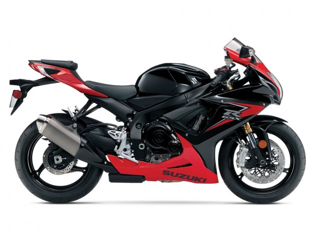 2011-2024 Red Glossy Black Suzuki GSXR 600/750 Motorcycle Fairings Australia