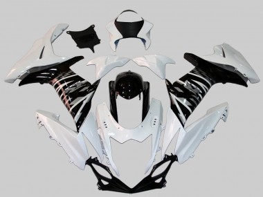 2011-2024 White Glossy Black Suzuki GSXR 600/750 Motorcycle Fairing Australia
