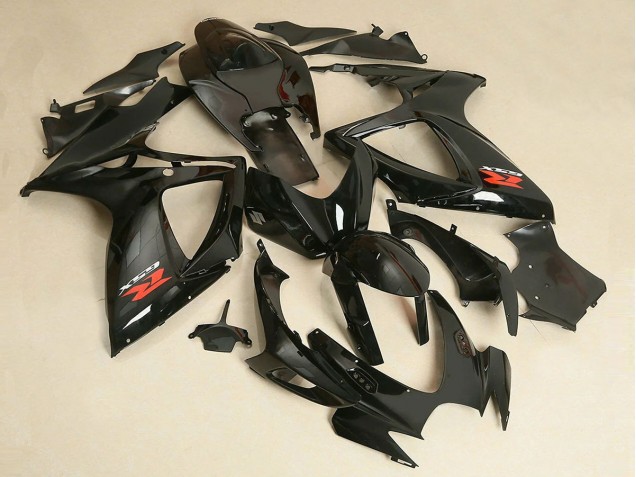 2006-2007 Glossy Black Suzuki GSXR 600/750 Motorcycle Fairing Australia