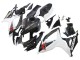 2006-2007 Black White Carbon Fiber Style Suzuki GSXR 600/750 Motorcycle Fairings Australia