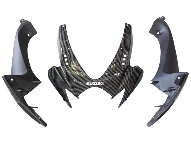 2006-2007 Black White Carbon Fiber Style Suzuki GSXR 600/750 Motorcycle Fairings Australia
