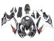 2006-2007 Black White Carbon Fiber Style Suzuki GSXR 600/750 Motorcycle Fairings Australia