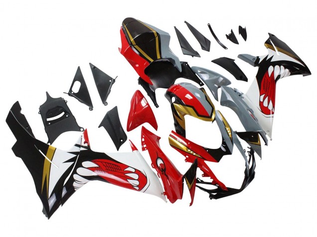 2011-2024 Red Gold Grey Black White Shark Suzuki GSXR 600/750 Motorcycle Fairings Australia