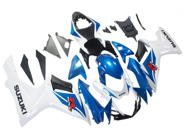 2011-2024 Blue White Suzuki GSXR 600/750 Motorcycle Fairings Australia