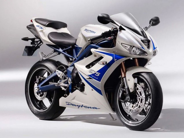 2006-2008 Silver White Blue Triumph Daytona 675 Motorcycle Fairings Australia
