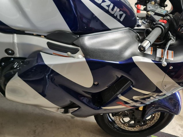 1996-2007 Blue White Suzuki GSXR 1300 Hayabusa Motorcycle Fairings Australia