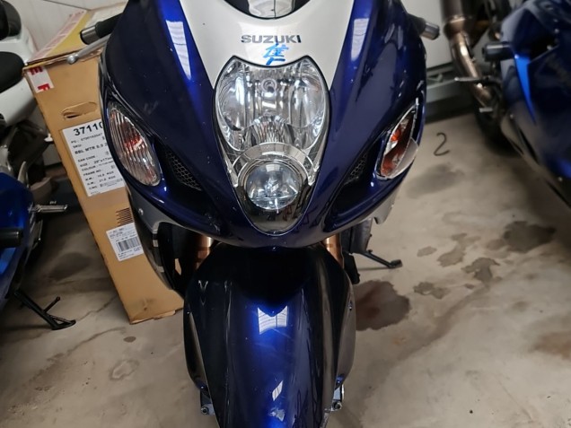 1996-2007 Blue White Suzuki GSXR 1300 Hayabusa Motorcycle Fairings Australia