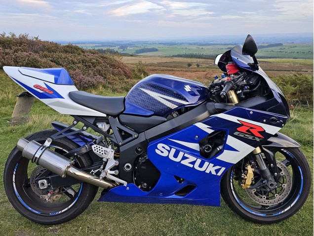 2004-2005 Blue White Red Suzuki GSXR 600 Motorcycle Fairings Australia