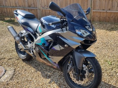 2002-2003 Blue Silver Kawasaki Ninja ZX9R Motorcycle Fairings Australia