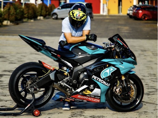 2008-2016 Light Green White Black Petronas Yamaha YZF R6 Motorcycle Fairings Australia