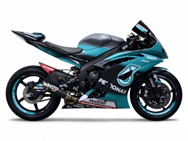 2008-2016 Light Green White Black Petronas Yamaha YZF R6 Motorcycle Fairings Australia
