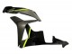 2007-2008 Glossy Black High Viz Yellow Honda CBR600RR Motorcycle Fairings Australia