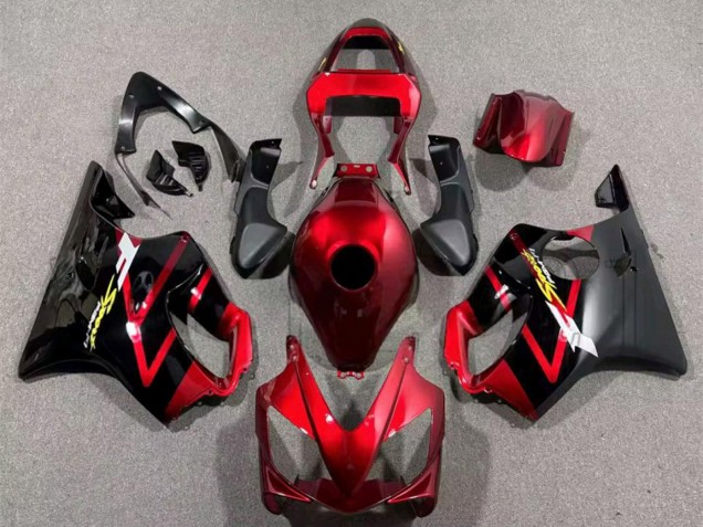 2001-2003 Candy Red Black Honda CBR600 F4i Motorcycle Fairings Australia