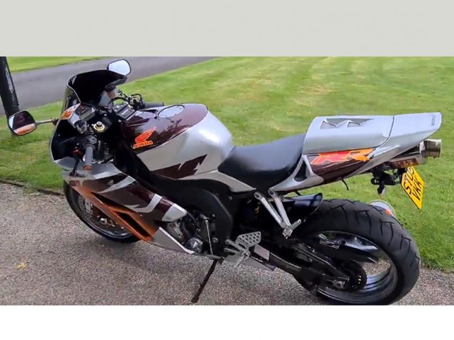 2006-2007 Silver Orange Honda CBR1000RR Motorcycle Fairings Australia