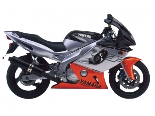 1996-2007 Grey Orange Black Yamaha YZF600R Thundercat Motorcycle Fairings Australia