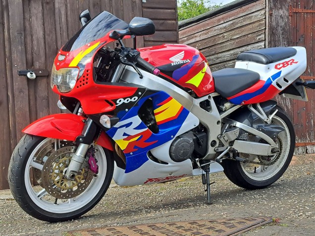 1996-1997 White Red Blue Yellow Honda CBR900RR 893 Motorcycle Fairings Australia