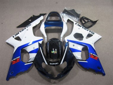 2000-2002 White Blue Glossy Black Red Suzuki GSXR 1000 Motorcycle Fairings Australia