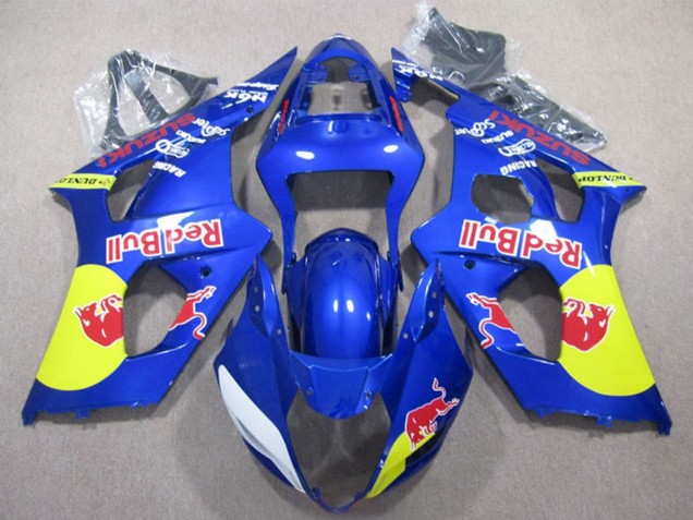 2003-2004 Blue Yellow Red Bull Suzuki GSXR 1000 Motorcycle Fairings Australia