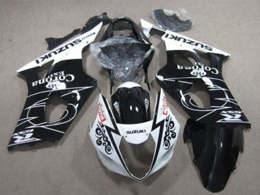 2003-2004 White Glossy Black Corona Extra Motul Suzuki GSXR 1000 Motorcycle Fairings Australia
