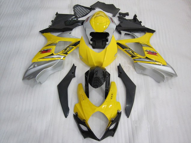 2007-2008 Yellow Black Suzuki GSXR1000 Motorbike Fairings Australia