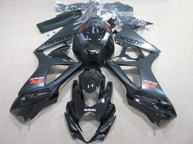 2007-2008 Glossy Black Matte Black Suzuki GSXR 1000 Motorcycle Fairings Kits Australia