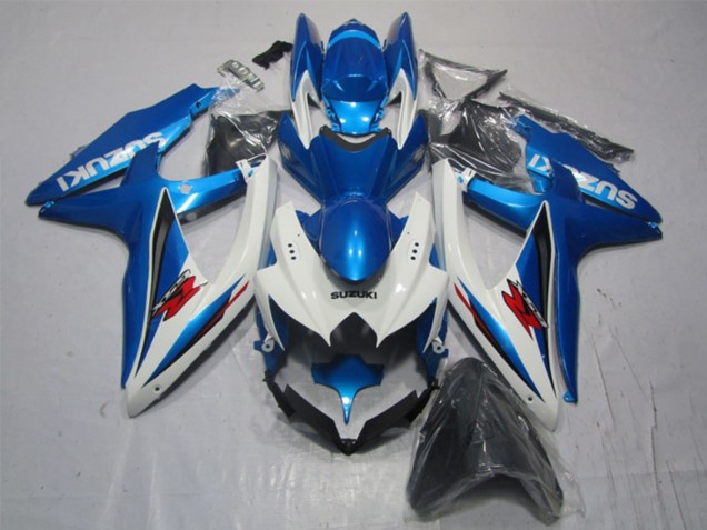 2007-2008 White Blue Red Suzuki GSXR 1000 Motorcycle Fairing Australia