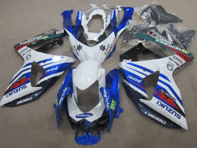 2009-2016 White Blue Red Samsung Suzuki GSXR 1000 Motorcycle Fairings Australia