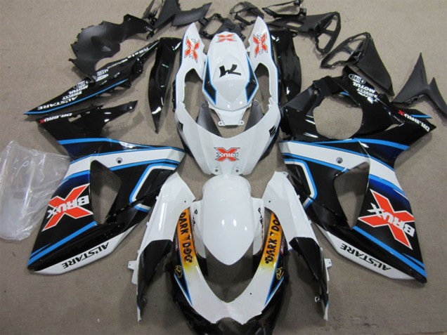 2009-2016 White Blue Yellow Black Brux Dark Dog Suzuki GSXR 1000 Motorcycle Fairings Australia