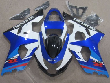 2004-2005 White Blue Red Suzuki GSXR 600 Motorcycle Fairings Australia
