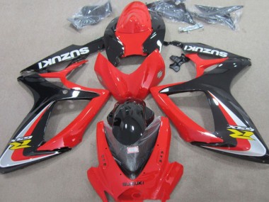 2006-2007 Red Silver Glossy Black Yellow Suzuki GSXR 600 Motorcycle Fairings Australia